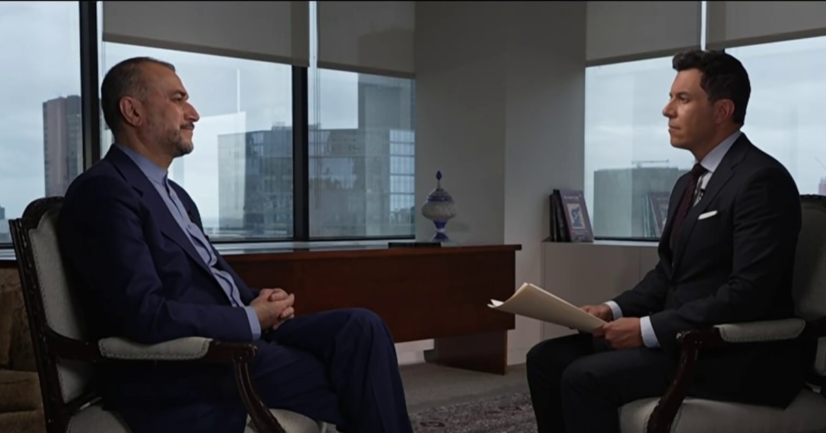 Iran&rsquo;s foreign minister downplays drones used in Israel strikes as &lsquo;toys that our children play with&rsquo;