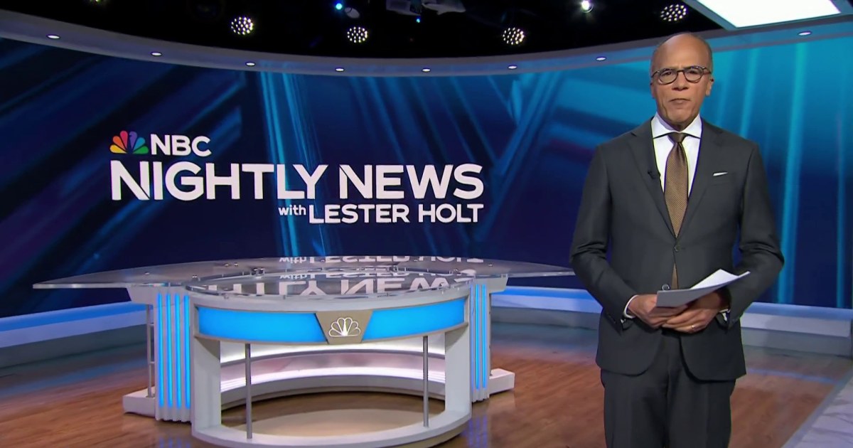 Nightly News Full Broadcast (April 1st)