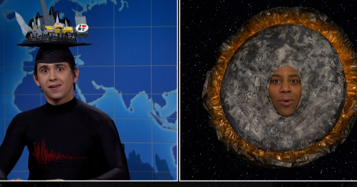 An earthquake and a solar eclipse confront “SNL”