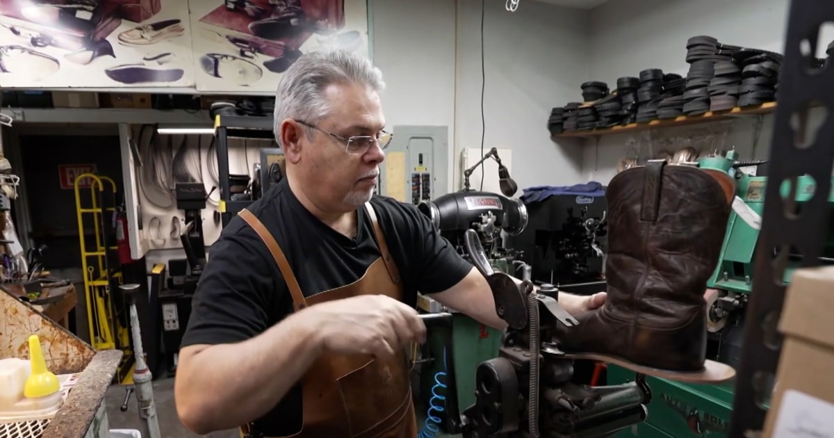Florida shoe cobbler mends more than soles