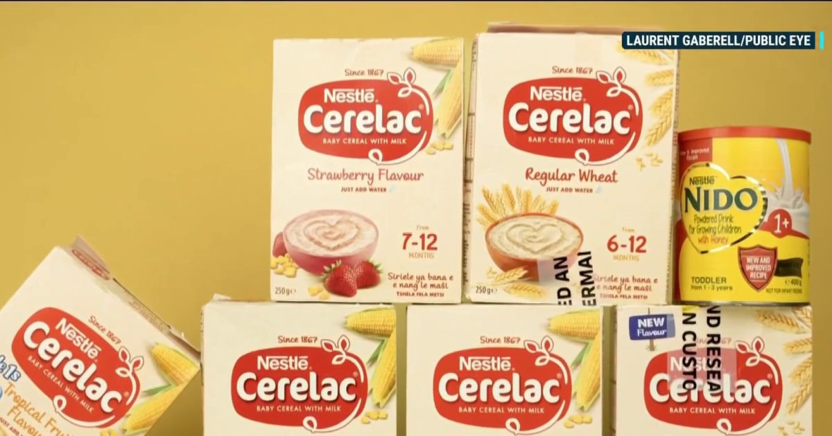 Nestlé accusé d’ajouter du sucre aux aliments pour bébés vendus dans les pays à faible revenu