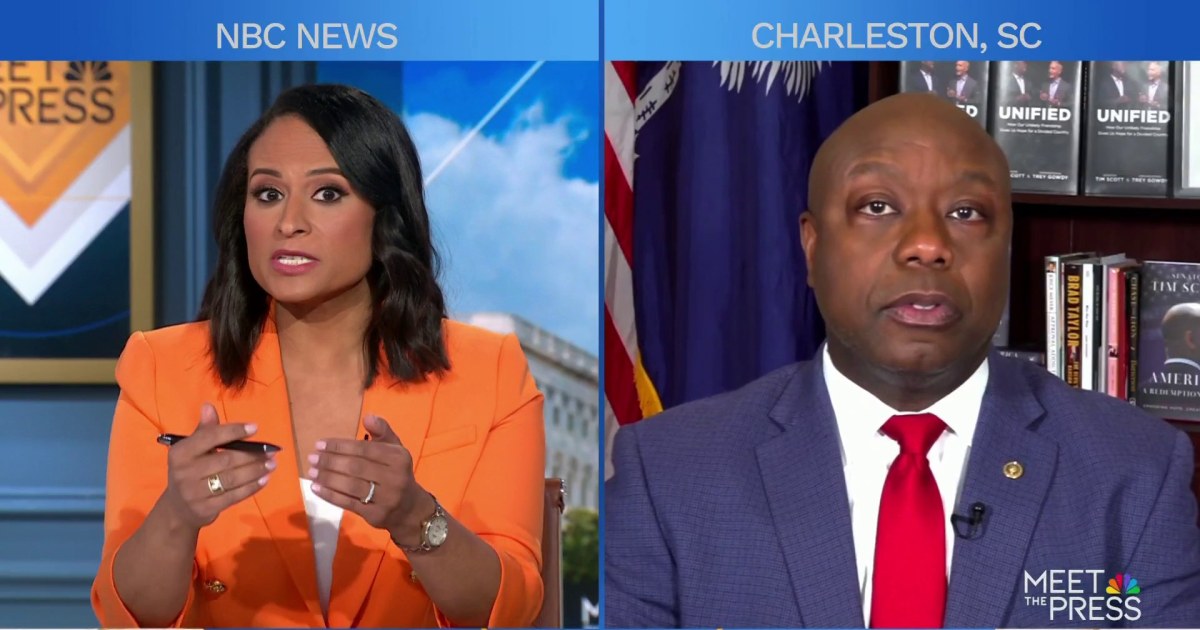 Sen. Scott refuses to say he will accept 2024 election results, says Trump will win