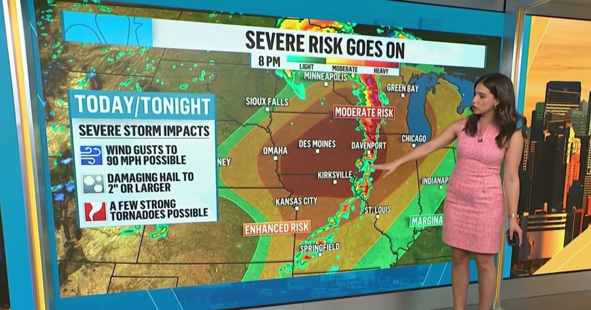 Midwest preparing for intense storms with high chance of tornadoes