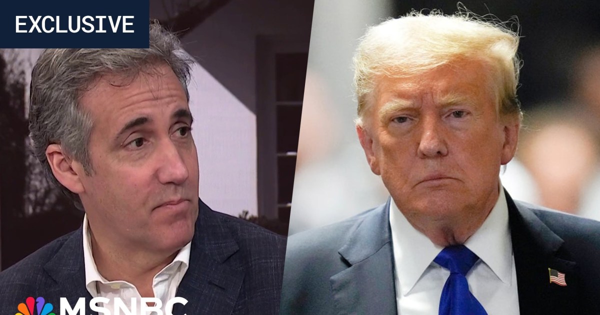 See Michael Cohen's first reaction to Trump's historic guilty verdict | MSNBC Exclusive