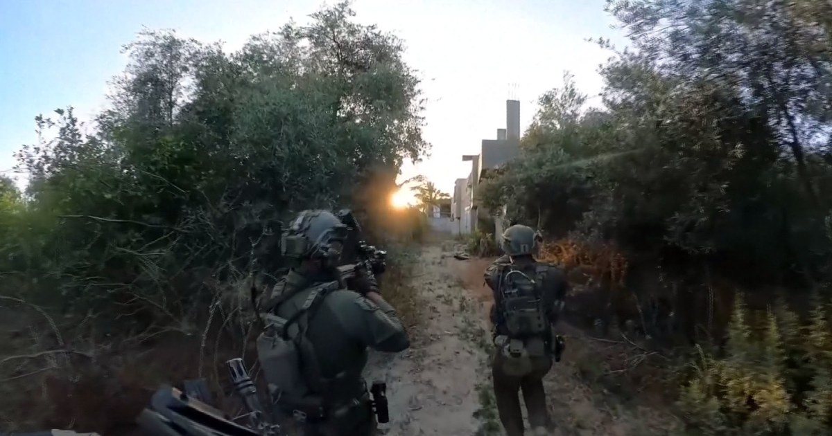 Israeli military releases video said to show troops in action in the Gaza Strip