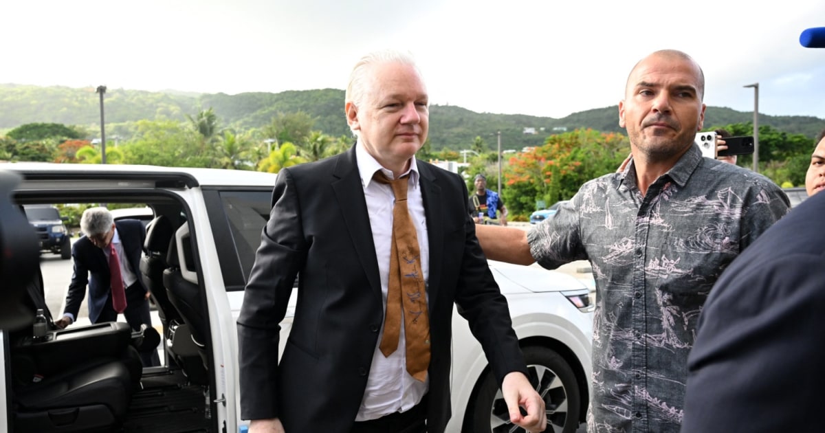 Wikileaks founder Julian Assange arrives in Northern Mariana Islands