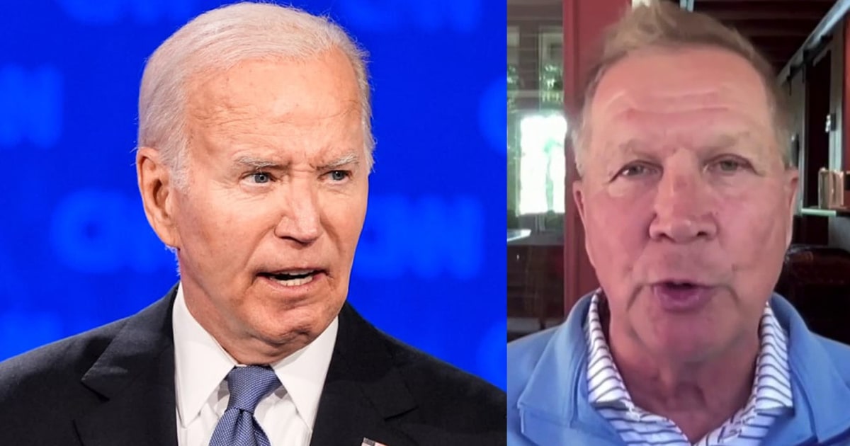 Should Biden step down? Kasich says Democrats are in 'panic mode' after debate