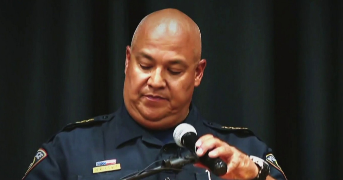 Families of Uvalde school victims speak out about arrest of former police chief