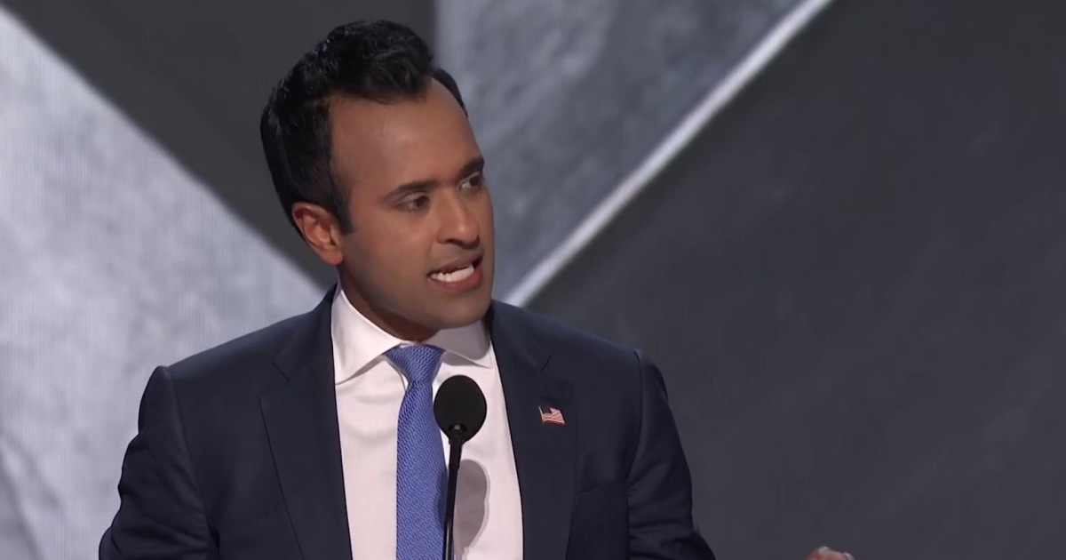 Vivek Ramaswamy pledges to support Trump's agenda in RNC remarks