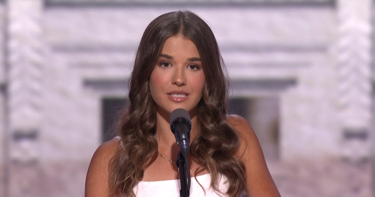 Trump's granddaughter takes the stage at the RNC