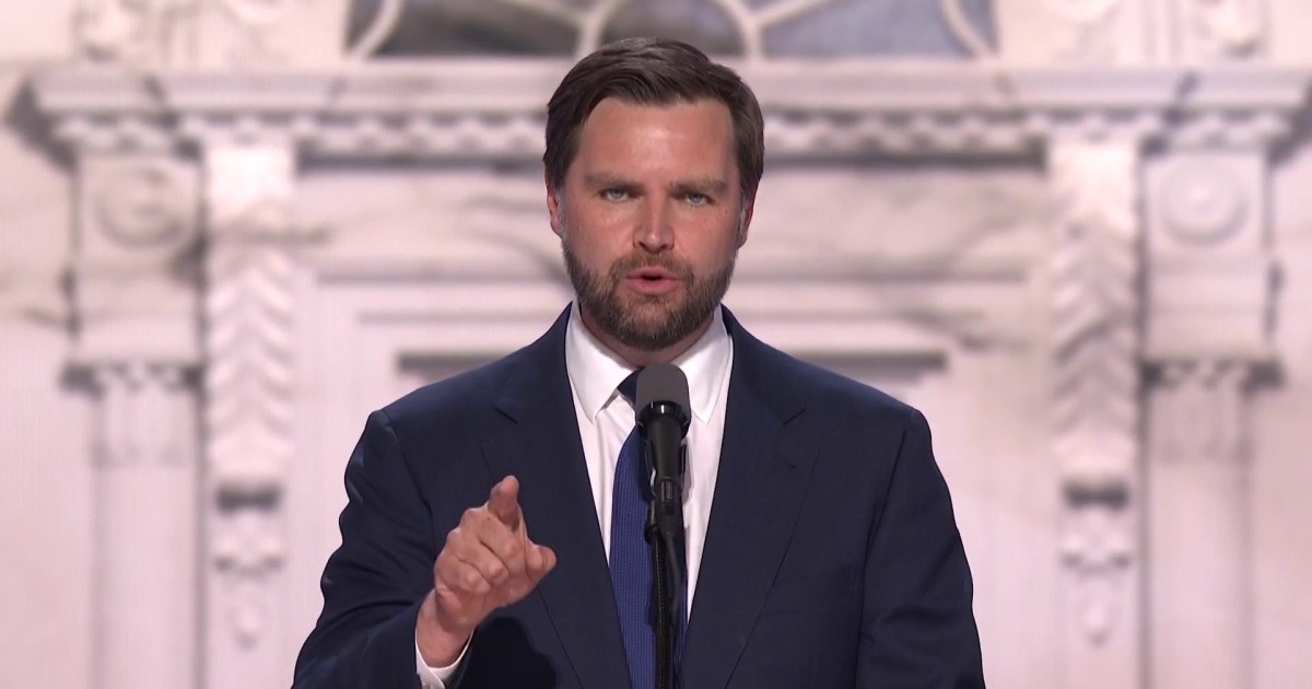 Full speech JD Vance accepts Republican vice presidential nomination