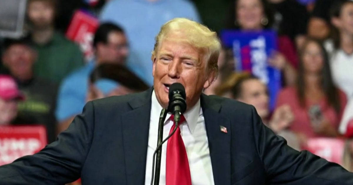 Trump holds first rally since assassination attempt