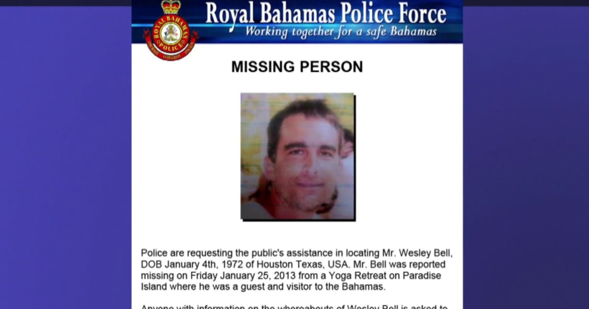 Texas man went missing in 2013 from same Bahamas yoga retreat as Chicago woman