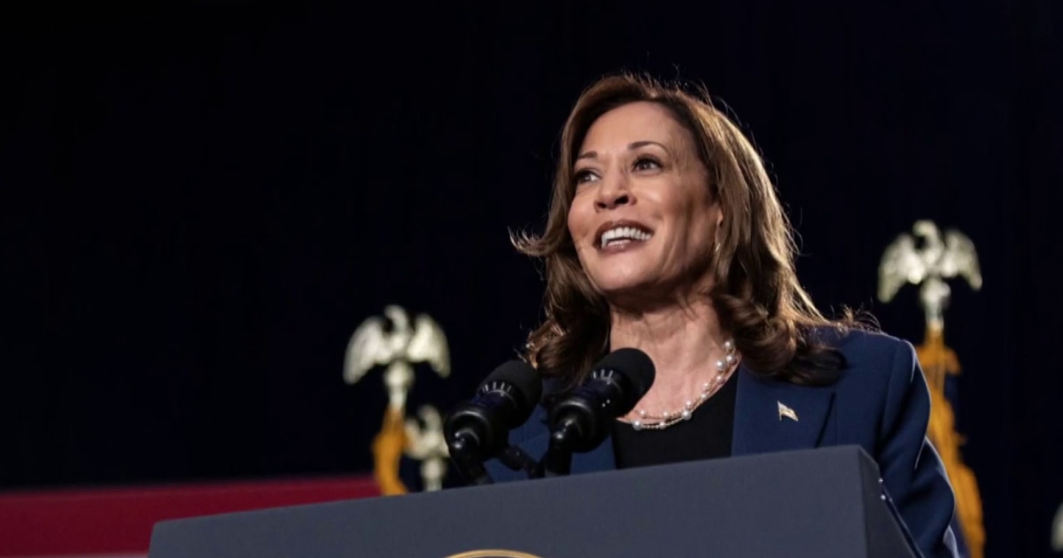 Harris receives enough delegates to become the Democratic nominee