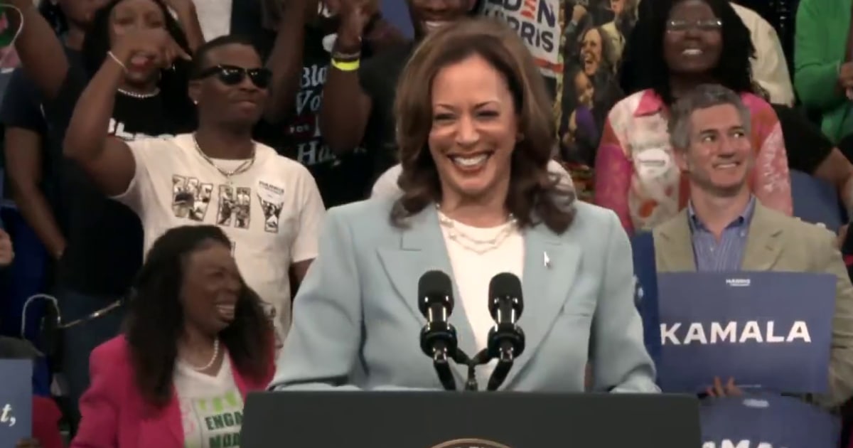 ‘Kamala Harris is taking us into the future’Rep Ayanna Pressley on