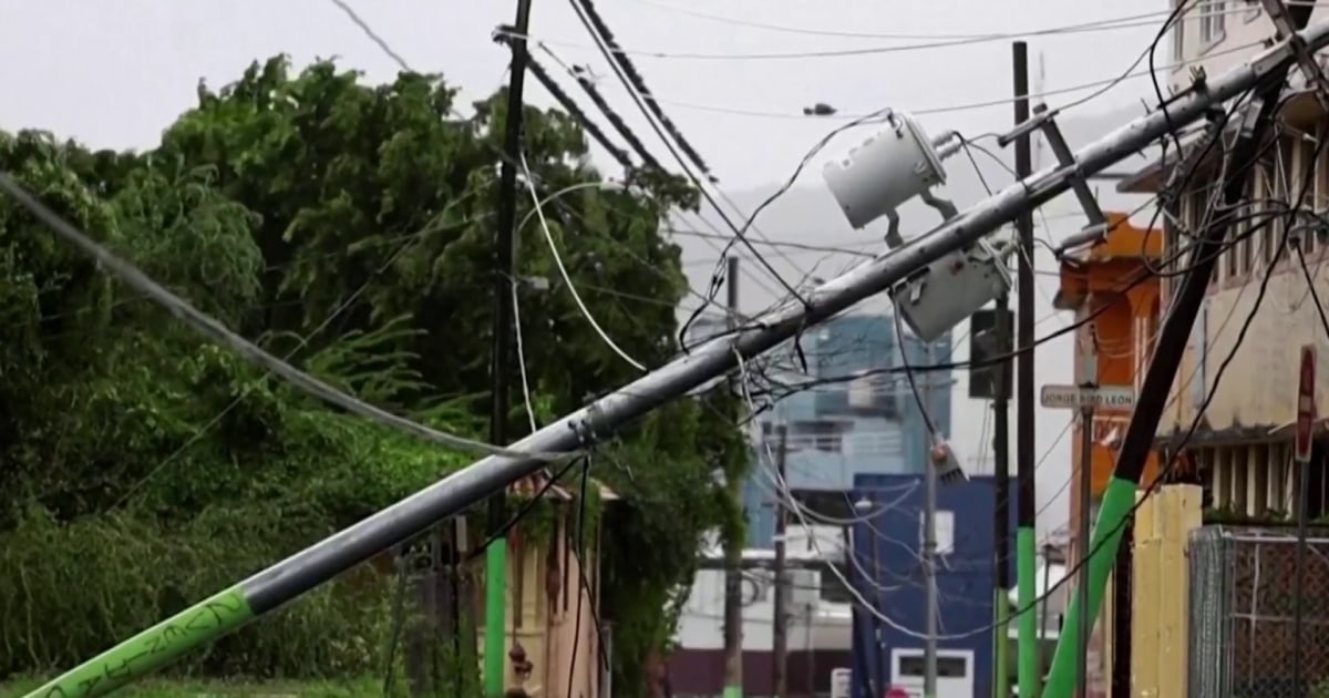 Power out for thousands after Hurricane Ernesto hits Puerto Rico