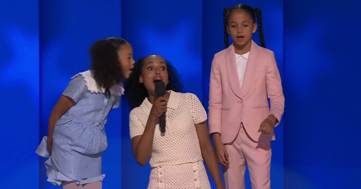 Harris' great-nieces teach DNC audience how to pronounce Kamala