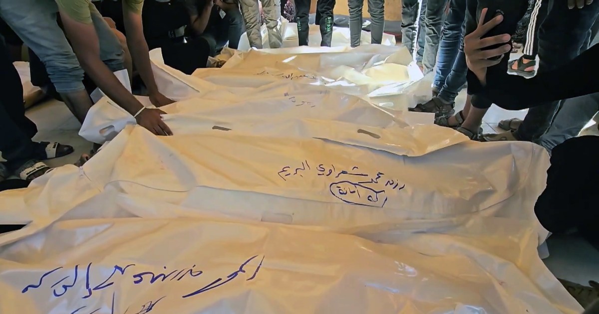 Video shows victims and grief after shelling of a tent camp in Gaza