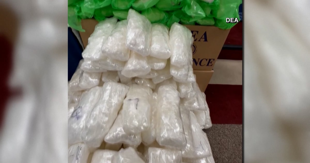 DEA seizes over one ton of meth hidden in a shipment of celery