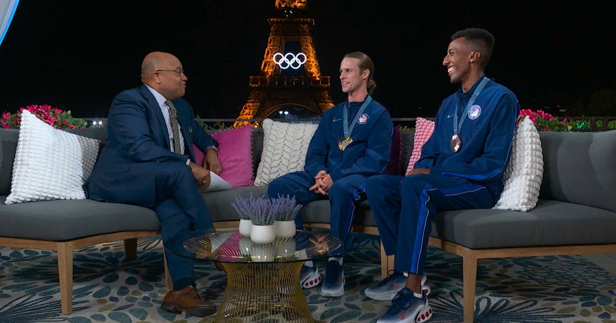 Tirico talks with Cole Hocker, Yared Nuguse on historic 1500m race