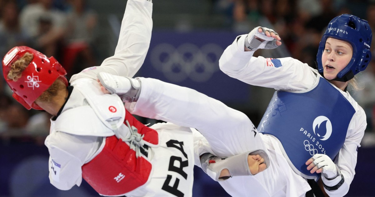 U.S. teen Teachout beats world champ in taekwondo Rd. 16