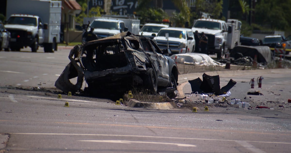 San Diego officer and driver of car that triggered chase die in crash