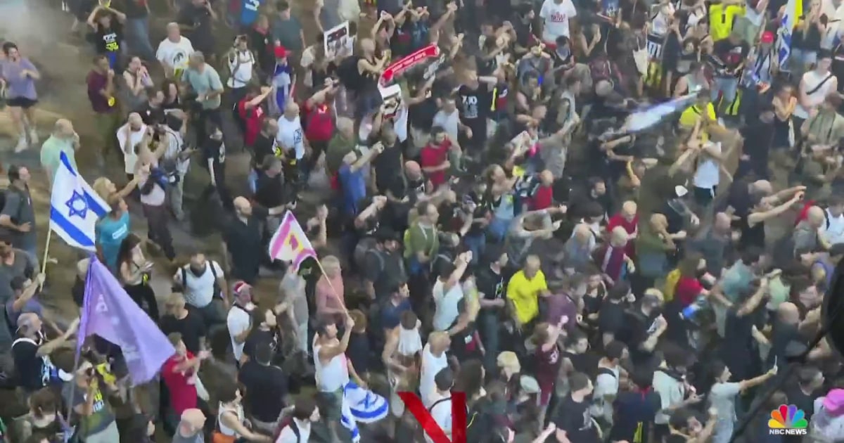 New mass protest in Israel over continuing Gaza war