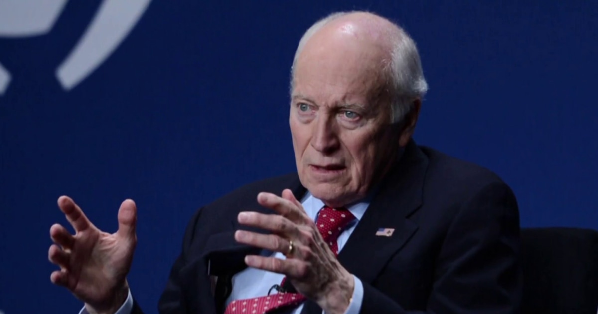 Former Vice President Dick Cheney says he will vote for Harris