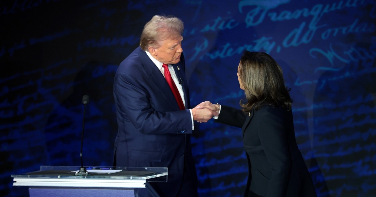 Kamala Harris and Donald Trump face off in 2024 presidential debate