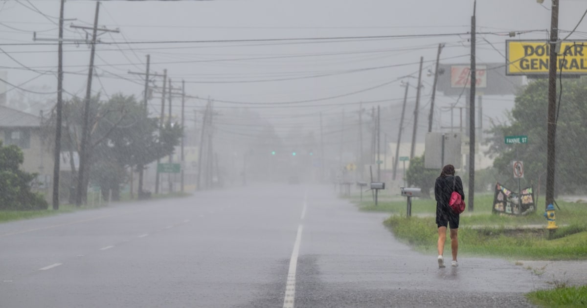 Hurricane Francine reaches Louisiana as a Category 2 storm