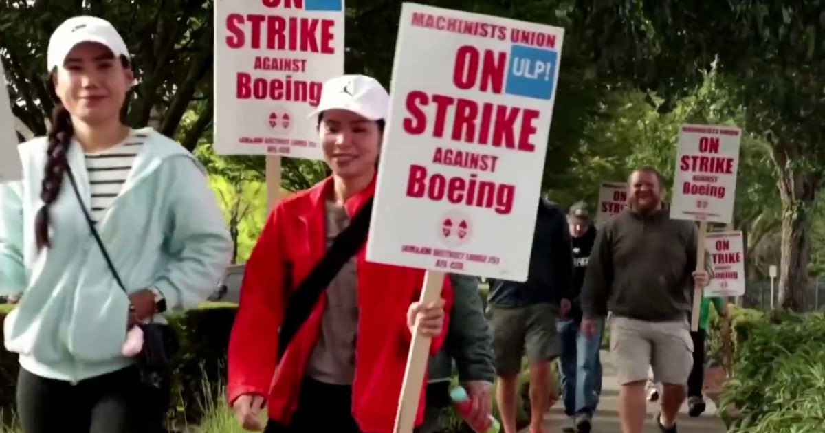 Boeing factory workers strike after rejecting contract