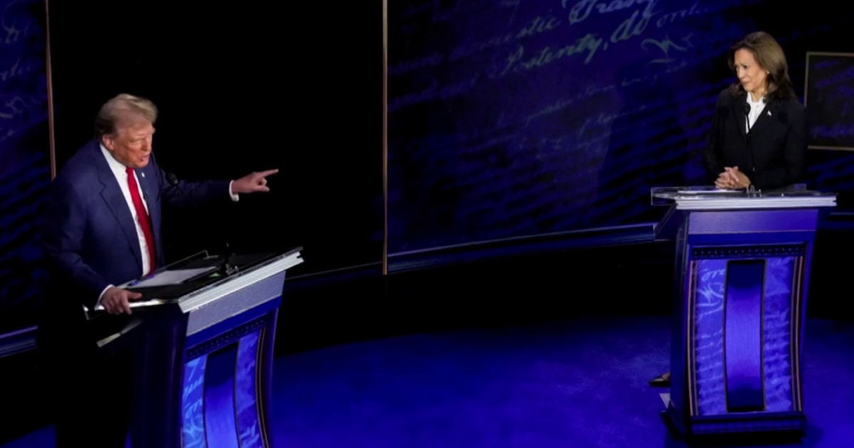 Trump and Harris on the campaign trail post-debate