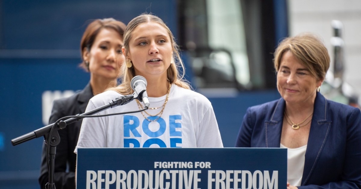 “Women are dying because of this.” Roe activist Hadley Duvall joins Harris campaign