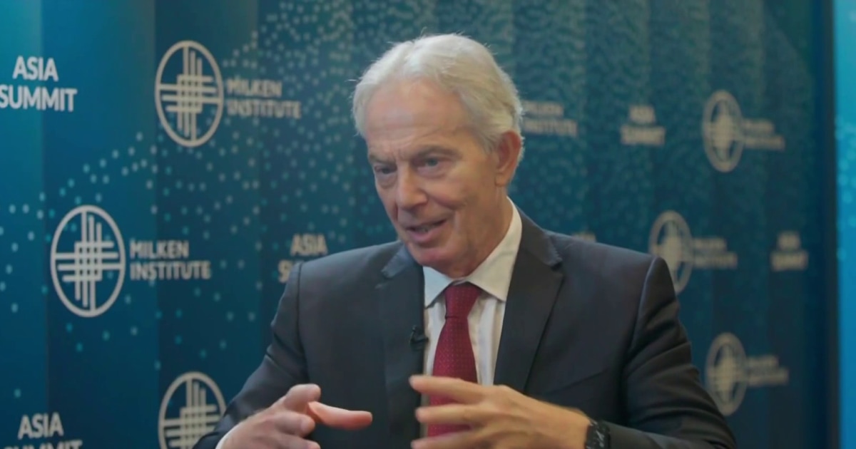 Peace in the Middle East still ‘possible,’ says Tony Blair