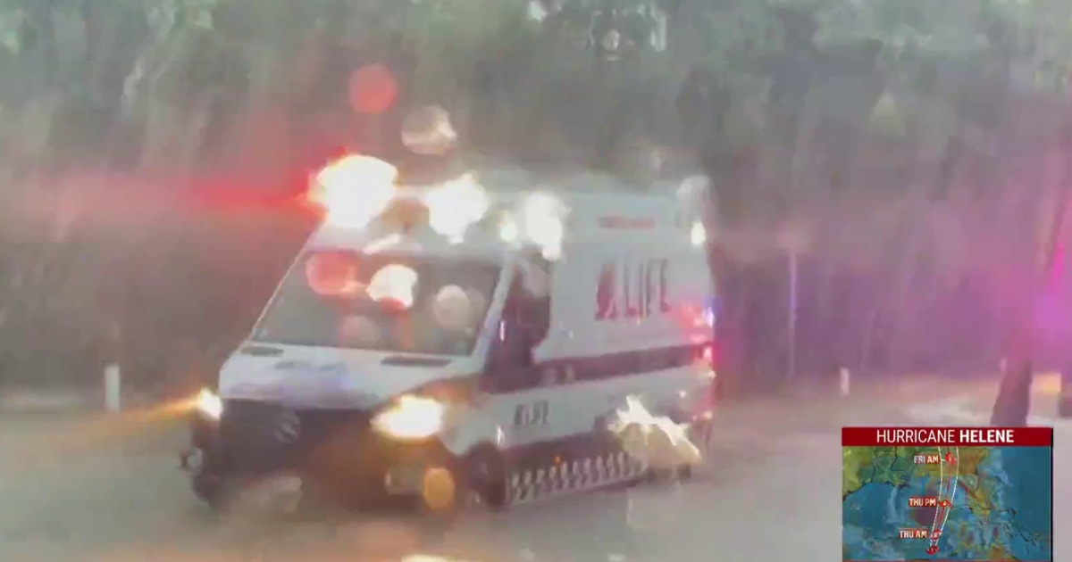 Hurricane Helene bears down on Florida with potential for big storm surge and tornadoes Hurricane Helene bears down on Florida with potential for big storm surge and tornadoes