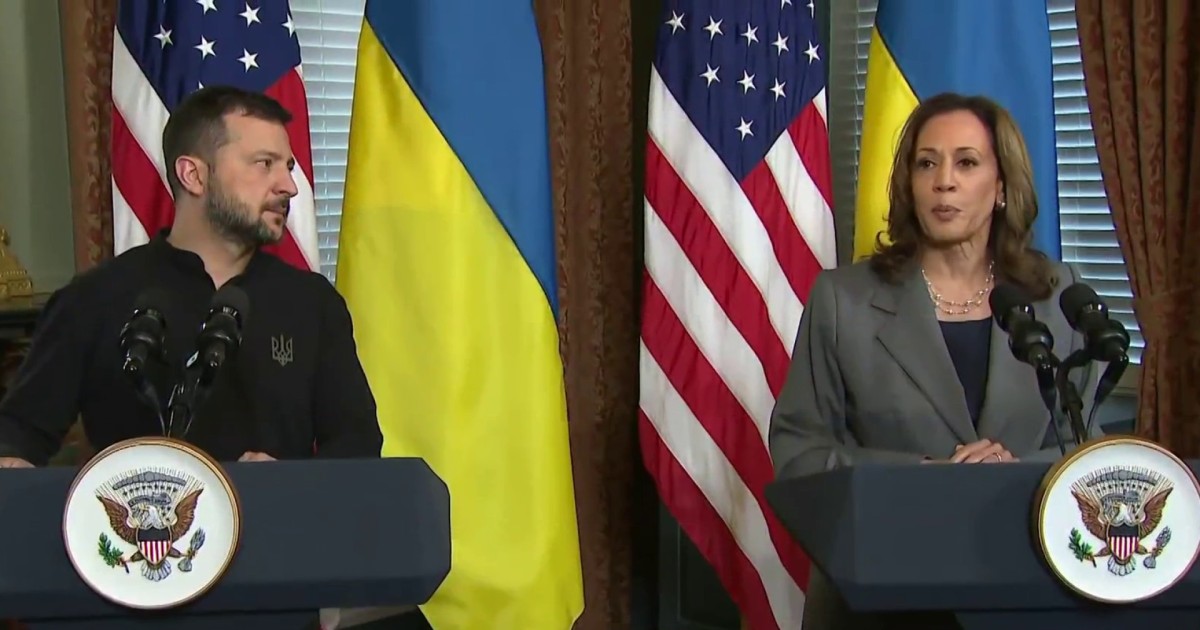 Harris meets with Zelenskyy and vows continued support for Ukraine