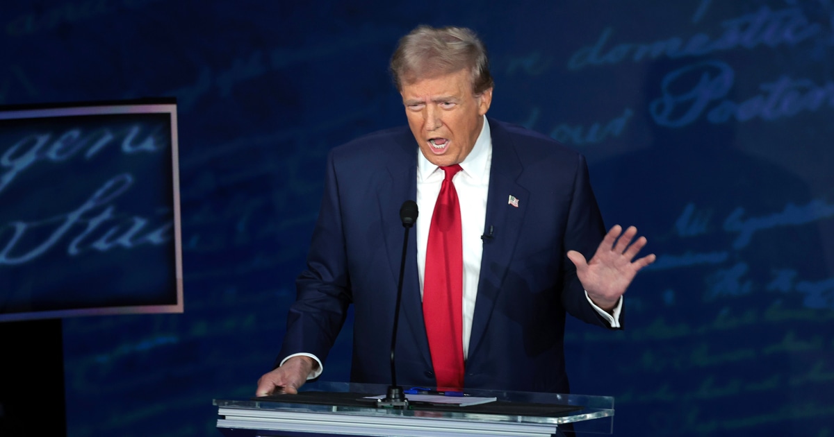 Trump distances himself from Project 2025 during debate