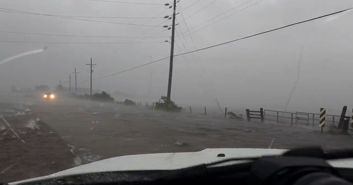 Flood waters recede as Francine pushes inland