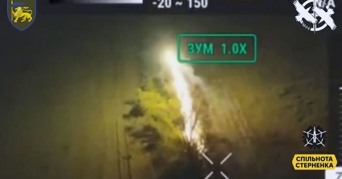 appears to show Ukrainian dragon drones in combat