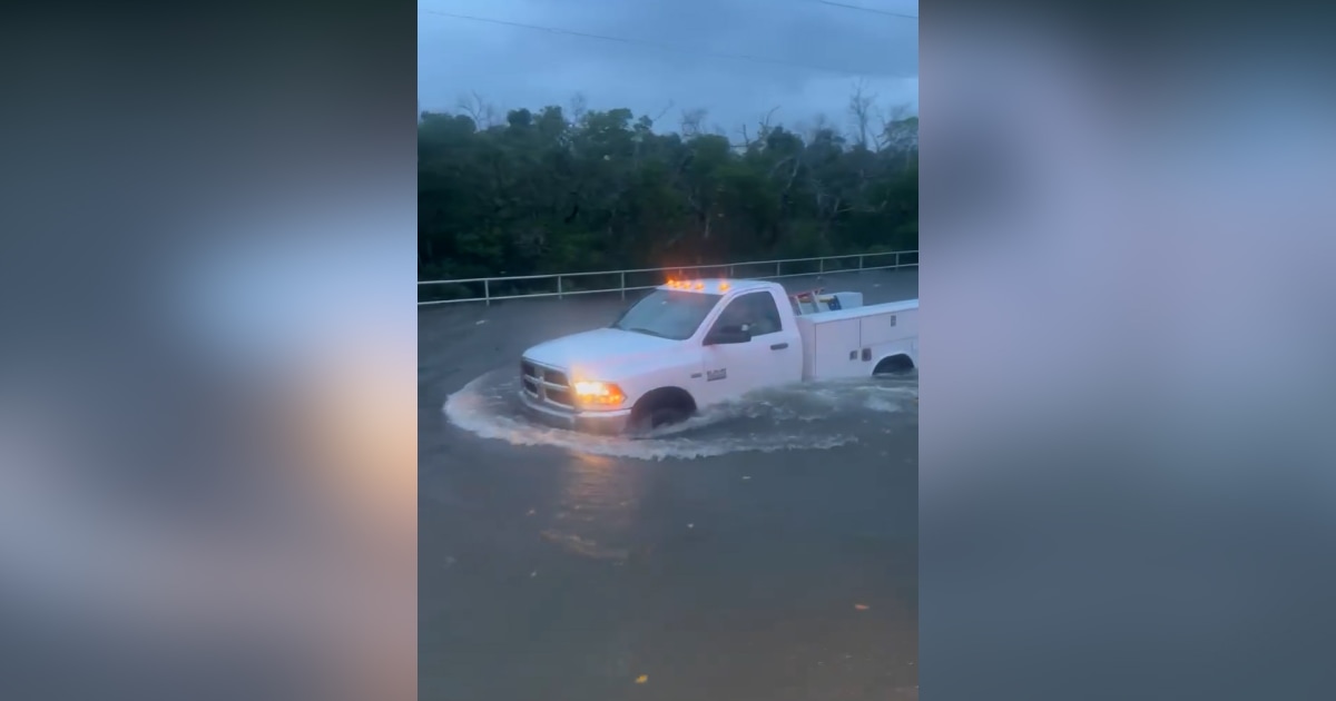 Videos show strong winds and rain as Florida prepares for Hurricane Helene