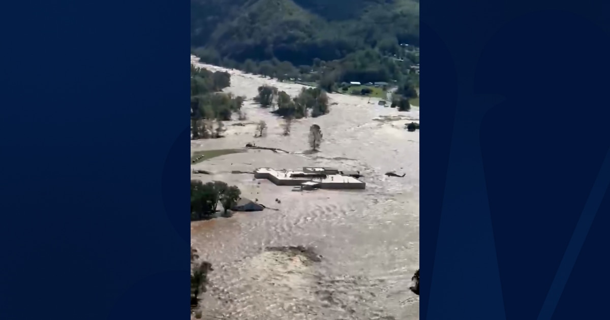 Patients and staff stranded on roof of Tennessee hospital after Helene