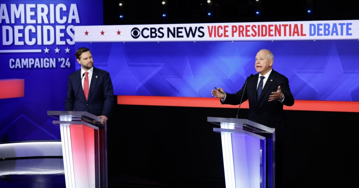 WATCH Full vice presidential debate between Vance and Walz