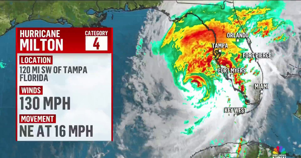 Florida prepares for 'life-threatening' Hurricane Milton