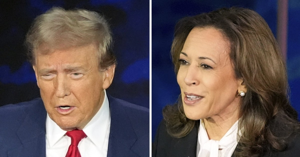 NBC poll finds Harris and Trump neck and neck in 2024 race