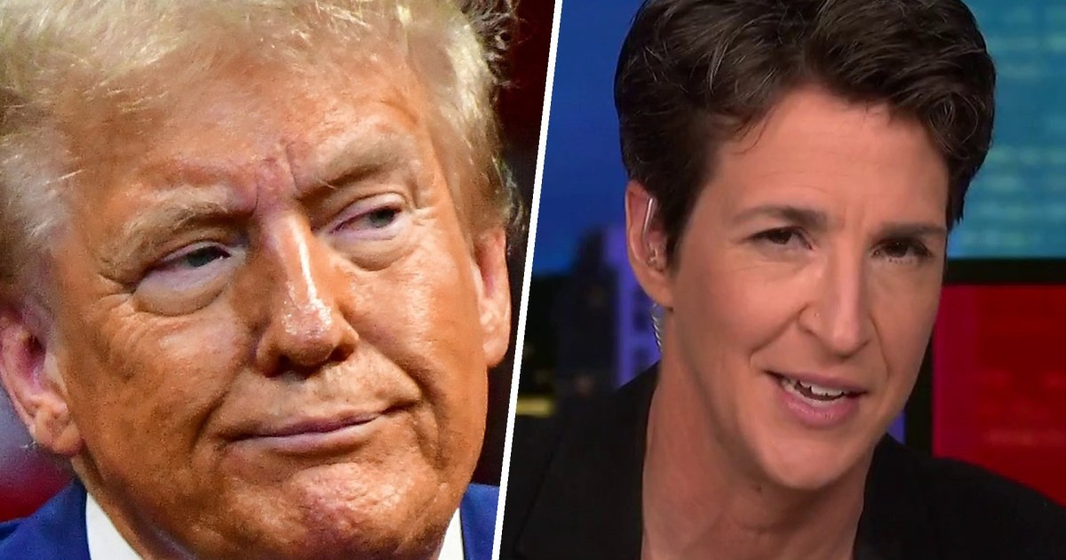 Rachel Maddow calls the bluff of Trump supporters who claim to be making a ‘business decision’