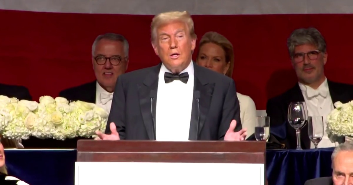 Donald Trump thanks Melania Trump during the Al Smith dinner