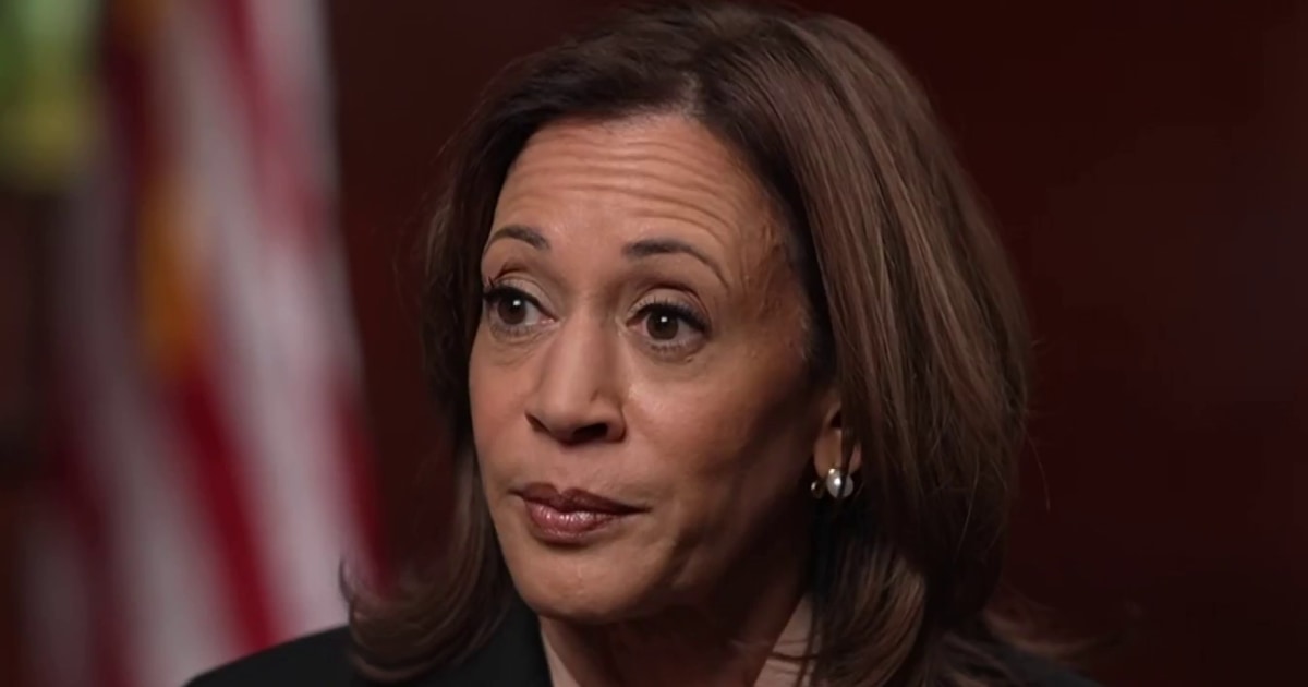 Kamala Harris says Trump is demeaning the office.