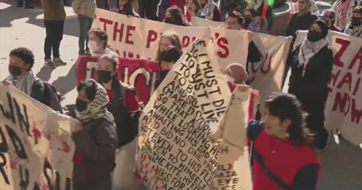 Brown University suspends pro-Palestinian group following protests