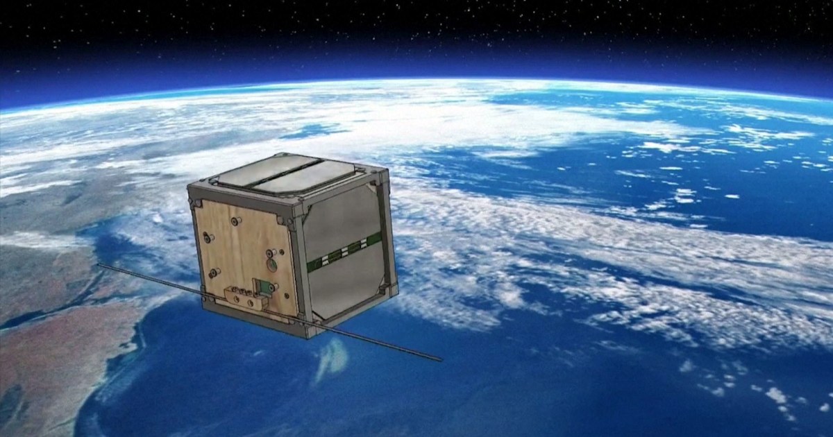 World’s first wooden satellite launched into space