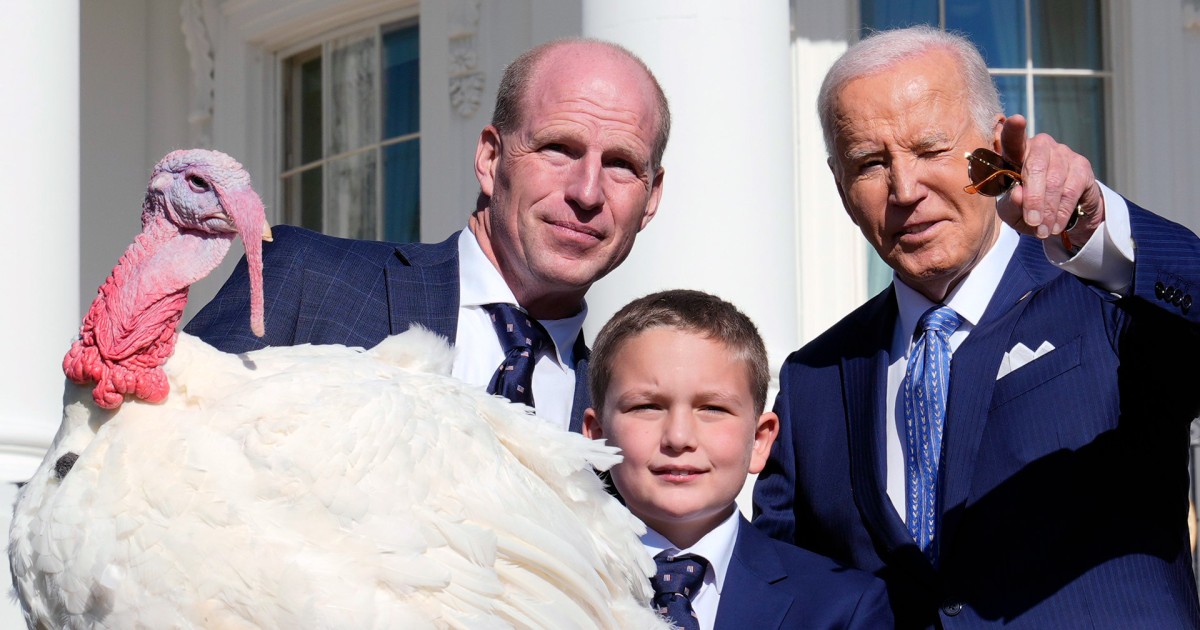 Biden pardons the last turkeys of his presidency